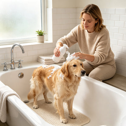 Pet Dry Cleaning Mousse - Waterless No-Rinse Foam Shampoo for Dogs and Cats