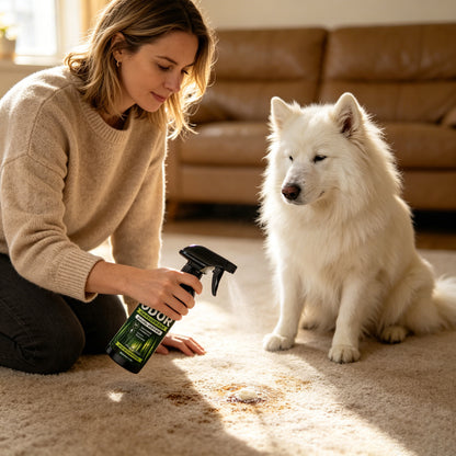 Pet Stain & Odor Eliminator Spray - Enzymatic Cleaner for Dogs and Cats
