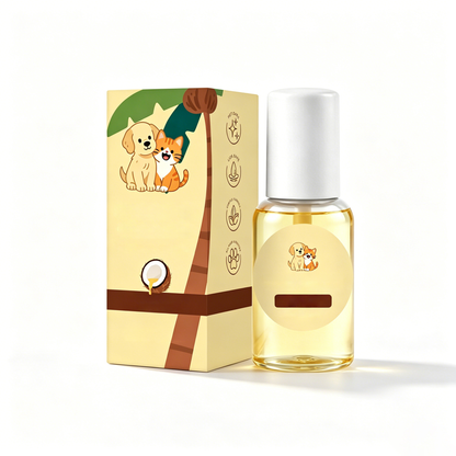 Pet Coat Care Oil – Dog & Cat Fur Conditioning Oil with Coconut Extract & Botanical Oils