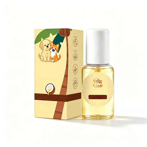 Pet Coat Care Oil – Dog & Cat Fur Conditioning Oil with Coconut Extract & Botanical Oils