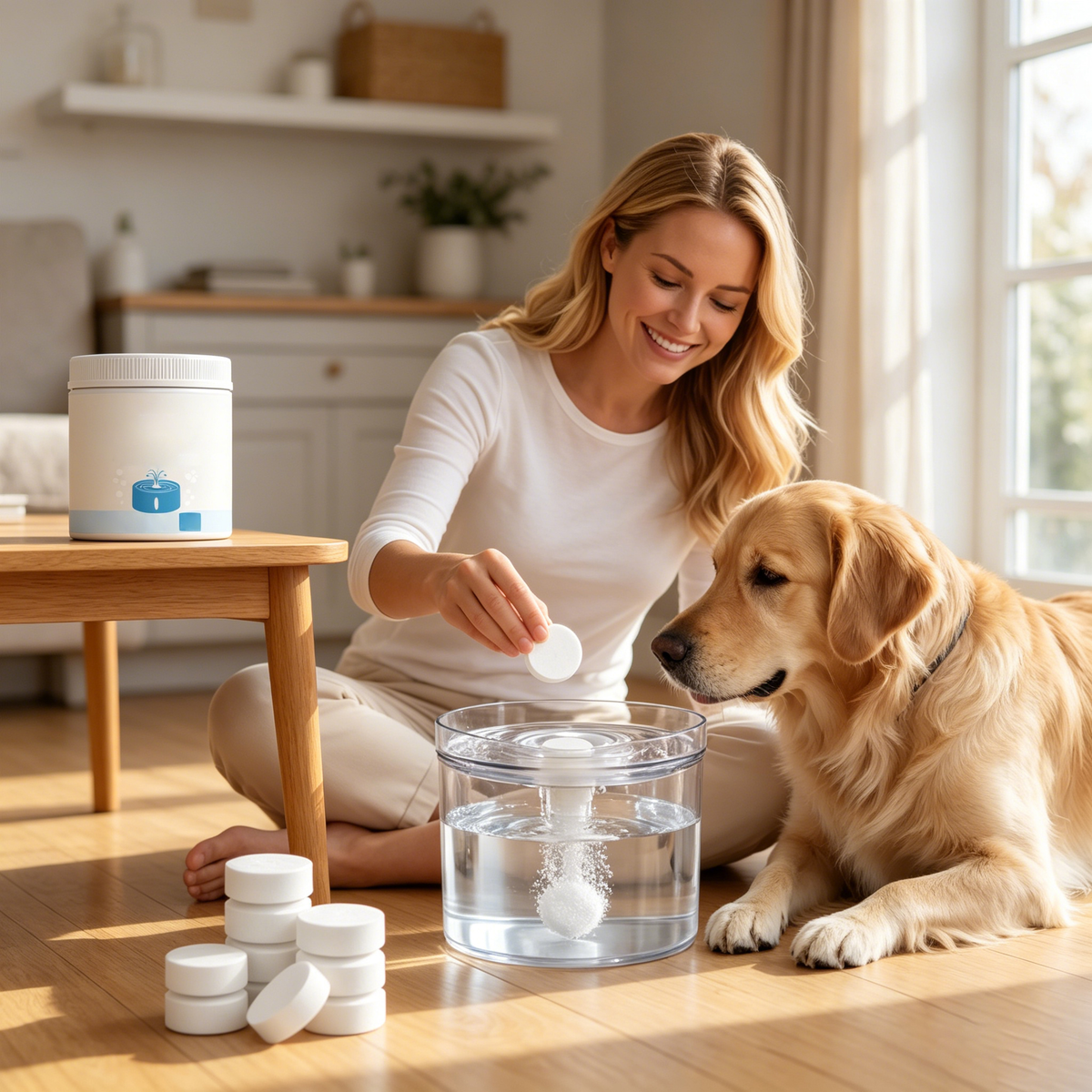 Pet Water Fountain Cleaner Tablets