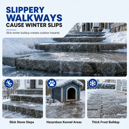 🥳2026 HOT SALE🥳💞50K+ SOLD! ❄️🐾 50% OFF! Outdoor De-Icing & Snow Melting Spray – pet-safe, dissolves frost on contact. Clear steps, walkways & patios fast! 🛡️✅